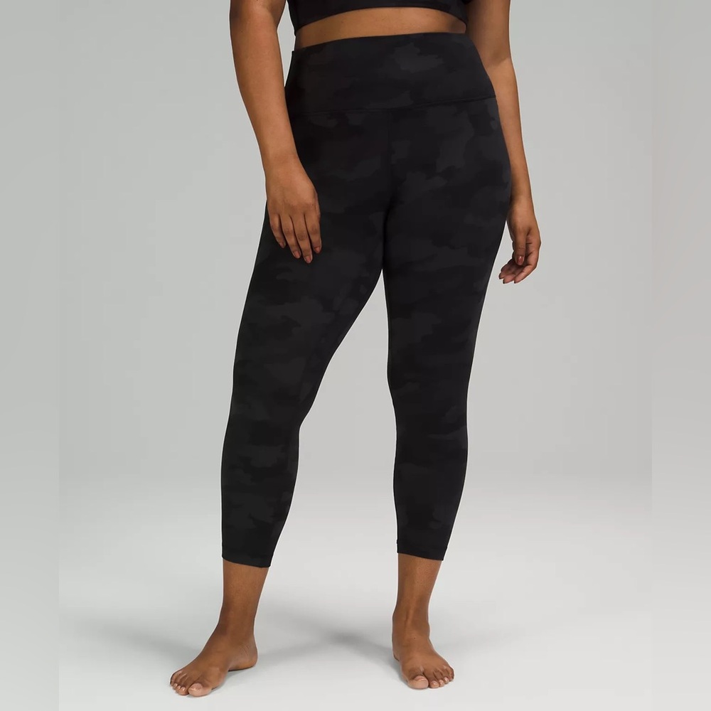 Lululemon Align High Rise Pant Heritage 365 Camo Deep Coal Multi, 8